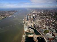 aerial photo of
                  liverpool